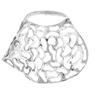 Thumbnail for Anillo Hoja de Mar Plata .925