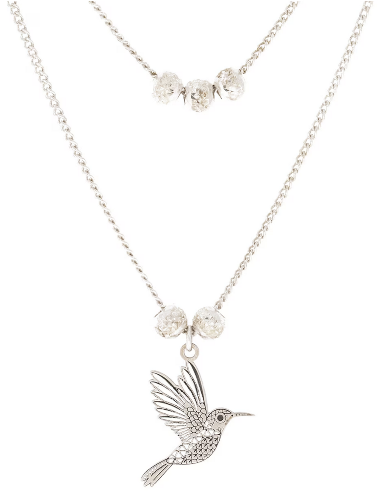 Collar Colibri Doble Cadena