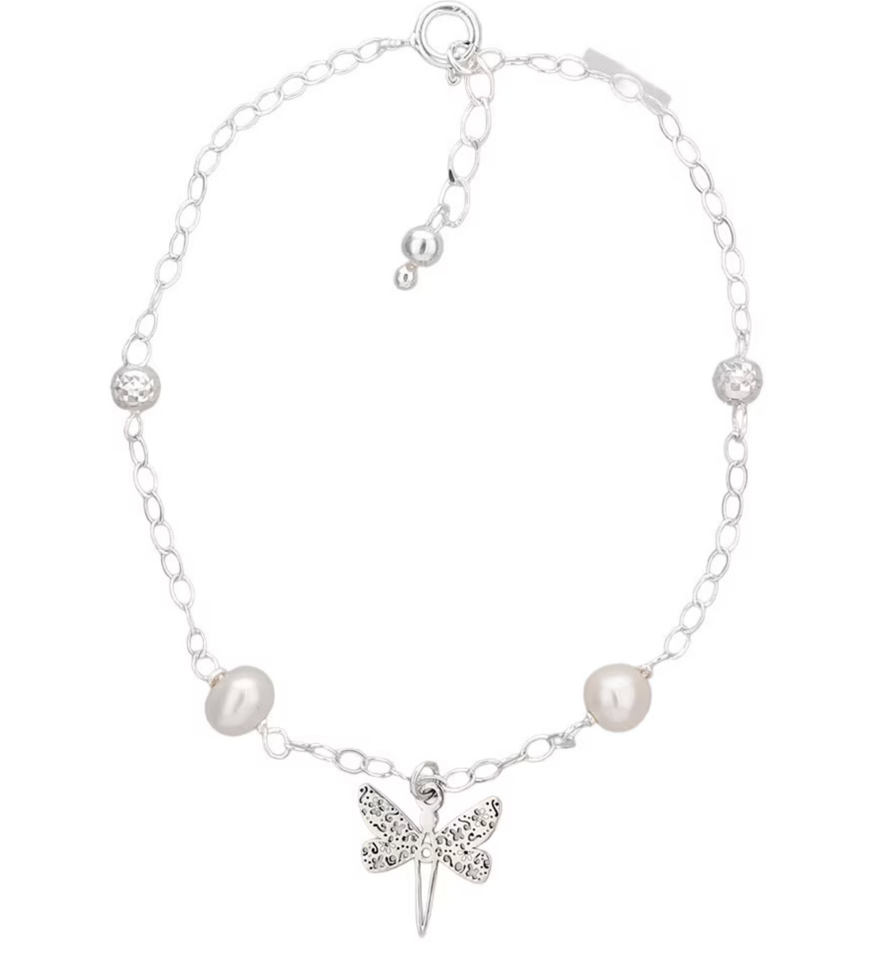 Pulsera Libelula c/perla