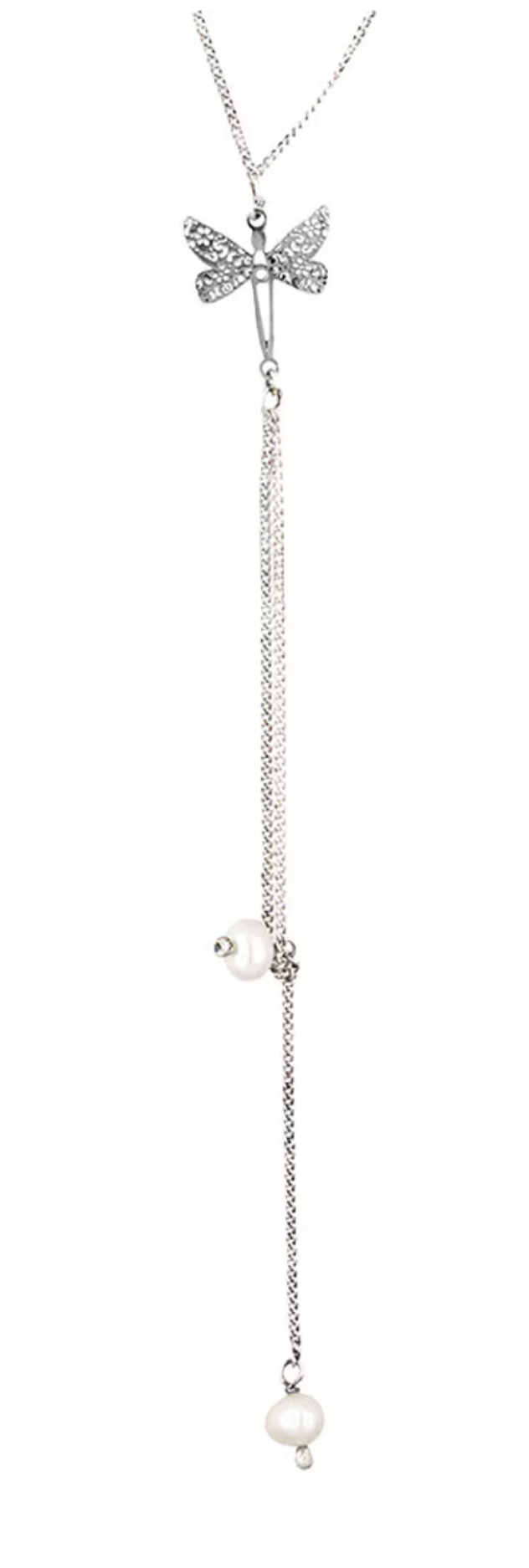 Collar Libelula c/perla