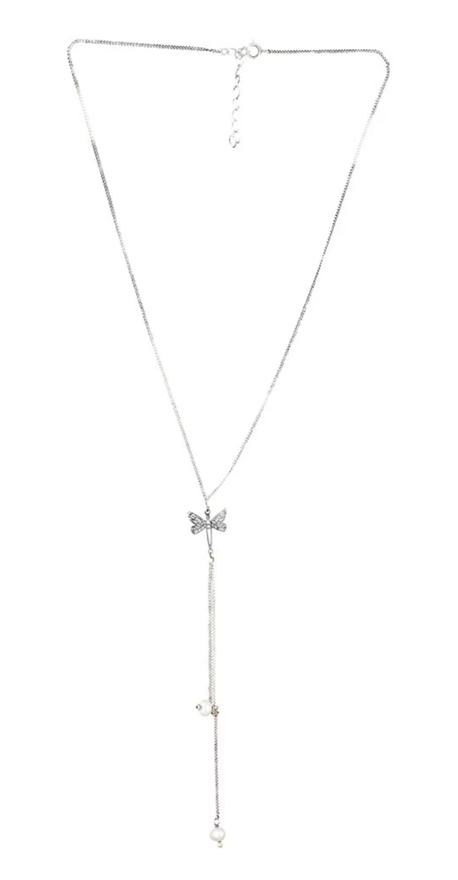 Collar Libelula c/perla