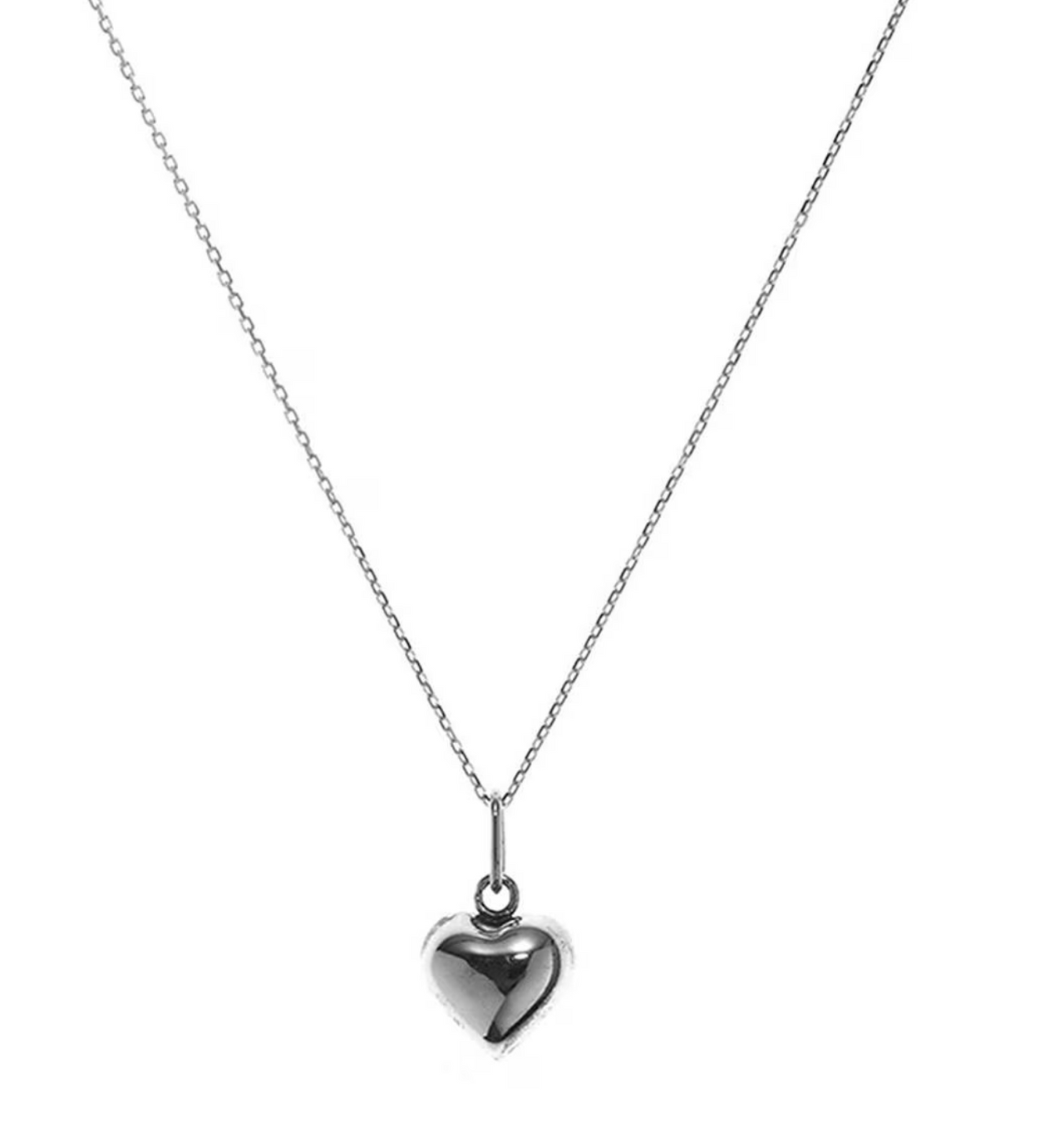 Dije de Corazón c/cadena plata .925